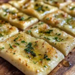 Air Fryer Garlic Flatbread - Quick & Delicious