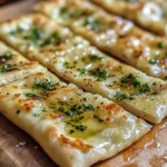 Air Fryer Garlic Flatbread - Quick & Delicious