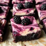 Blackberry Cheesecake Brownies