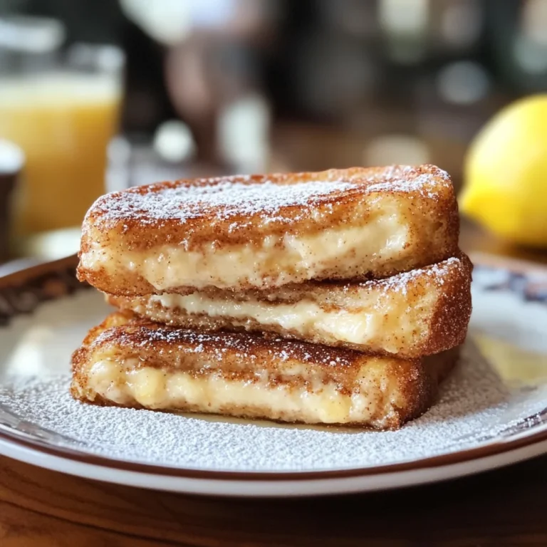 Churro Stuffed French Toast with Cinnamon Sugar