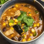 Easy Chicken, Poblano, and Black Bean Soup (Small Batch)
