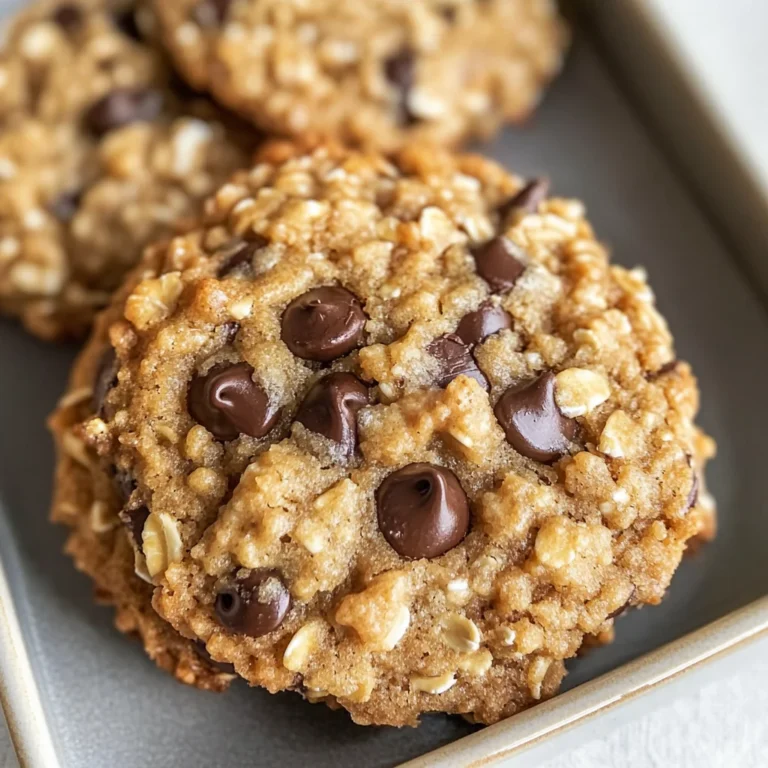 Peanut Butter Oatmeal Chocolate Chip Cookies