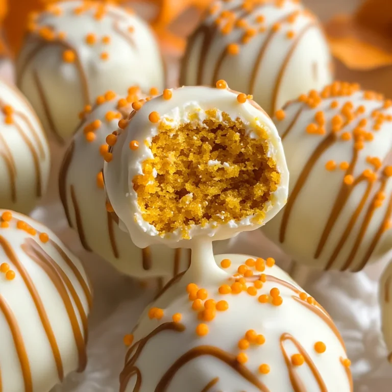 Pumpkin Cake Pops