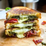 Sourdough Pesto Grilled Cheese