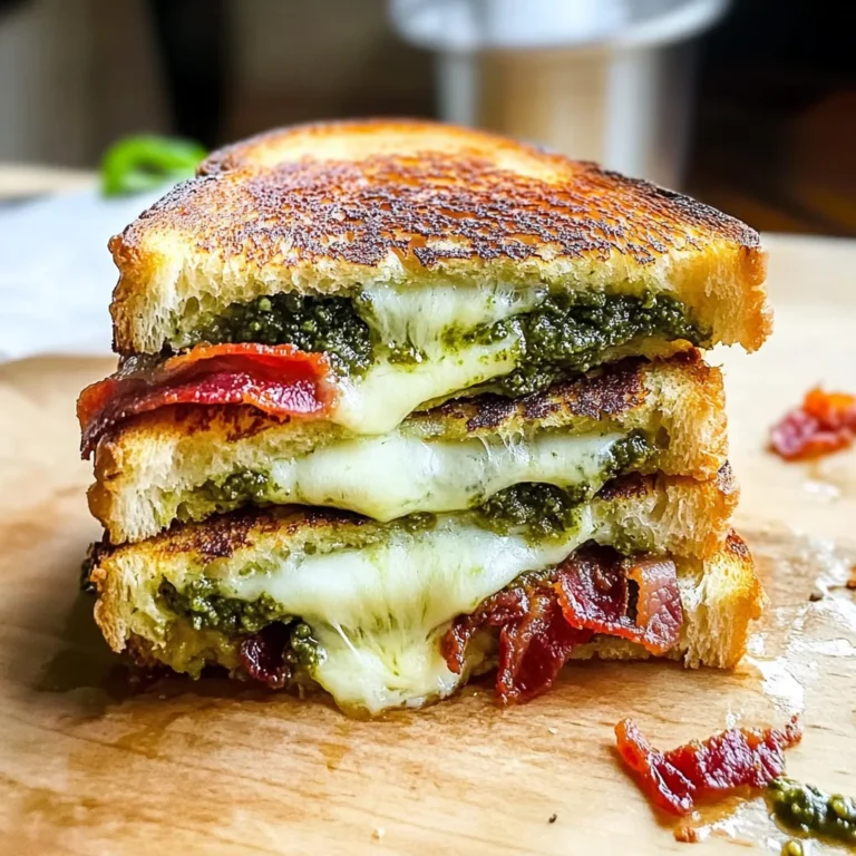 Sourdough Pesto Grilled Cheese