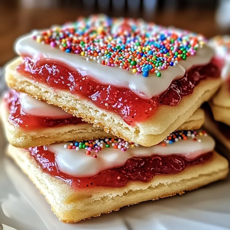 Strawberry Pop Tart Sugar Cookies