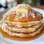 coconut cream pancakes