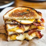 Apple Bacon and Cheddar Grilled Cheese