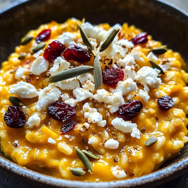 Baked Pumpkin Goat Cheese Risotto