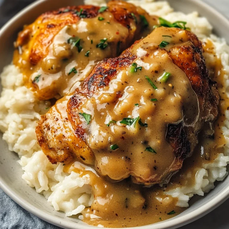 Best Smothered Chicken and Rice