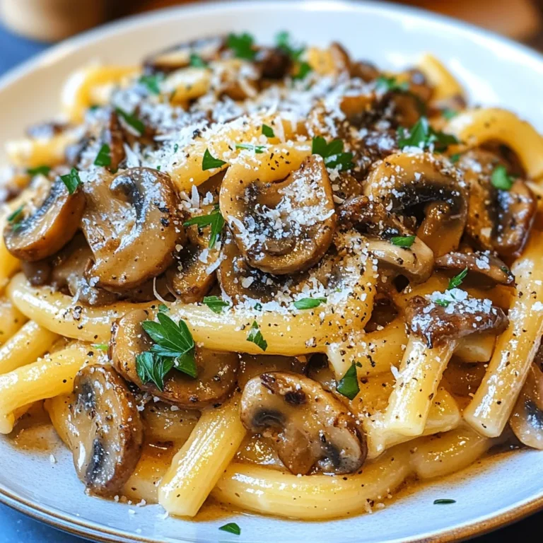 Brown Butter Mushroom Pasta