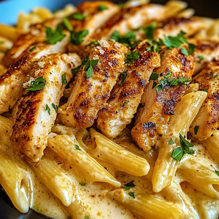 Cajun Chicken Pasta in Creamy Parmesan Garlic Sauce
