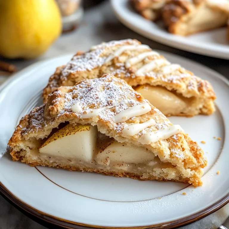 Chai Pear Scones