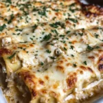 Chicken Alfredo Lasagna Rolls