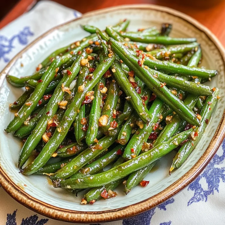 Chinese Green Beans With Garlic Sauce
