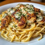 Easy Creamy Cajun Chicken Spaghetti with Garlic Mozzarella Sauce