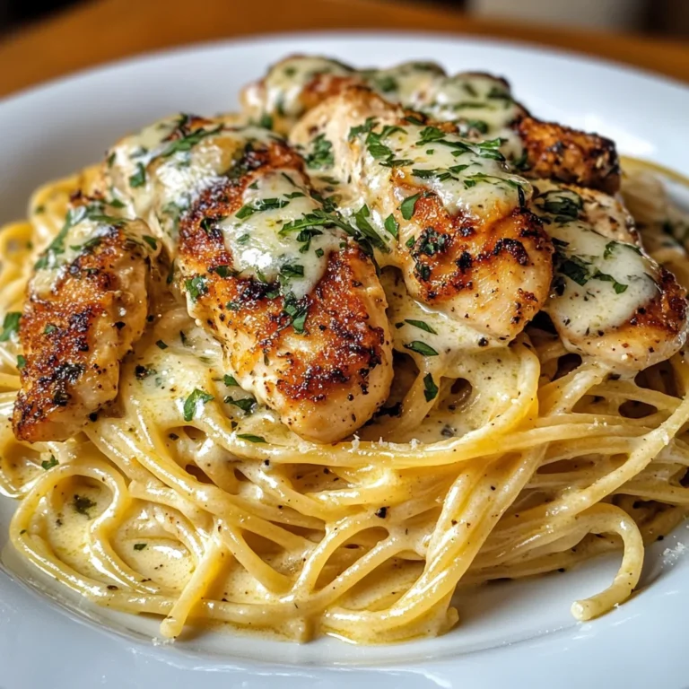 Easy Creamy Cajun Chicken Spaghetti with Garlic Mozzarella Sauce
