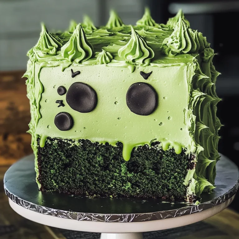 Frankenstein Cake