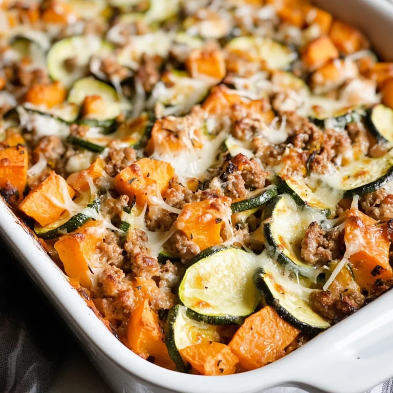 Ground Turkey Sweet Potato Bake