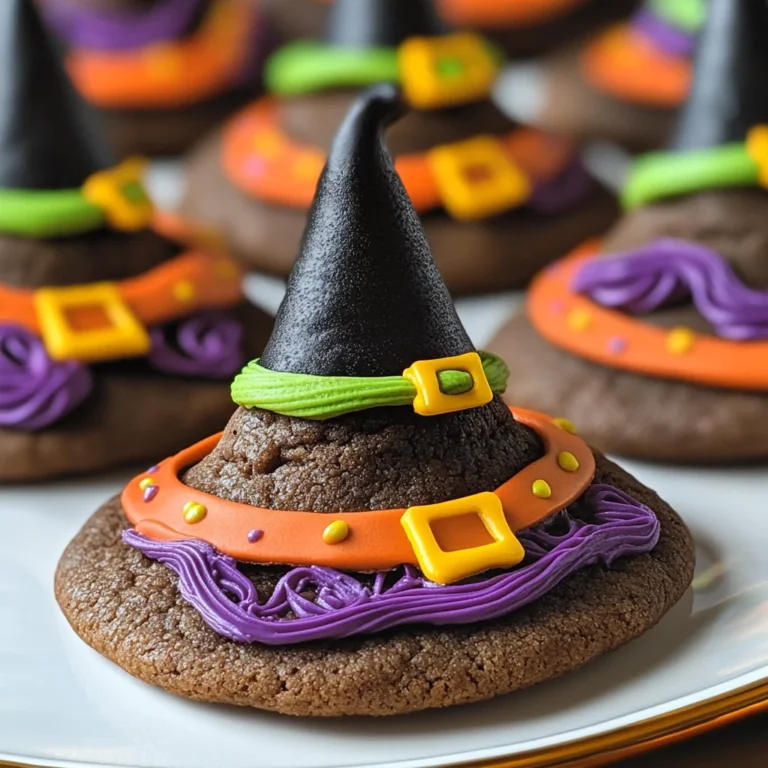 Halloween Witch Hat Cookies