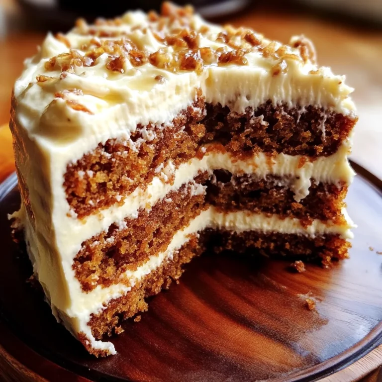 Honeybun Carrot Cake with Cheesecake Filling
