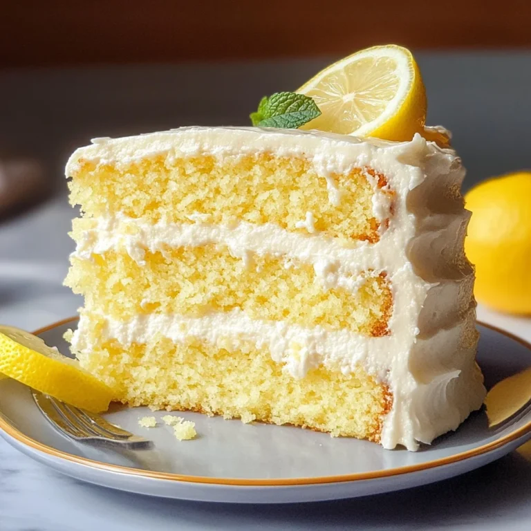 Italian Lemon Cream Cake: A Delightfully Tangy Recipe!