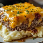 Meatloaf with Mashed Potatoes and Cheese Recipe