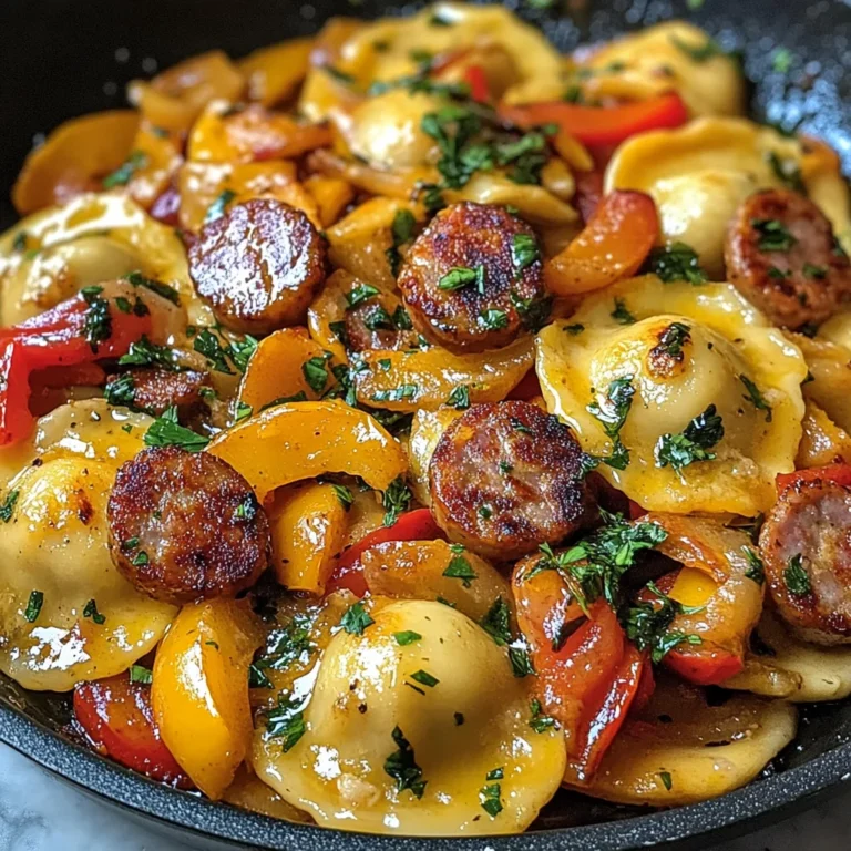 Pierogi Sausage Skillet