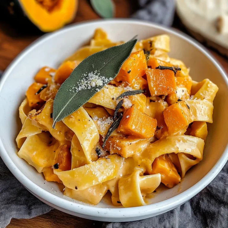 Savory Butternut Squash & Sage Pasta