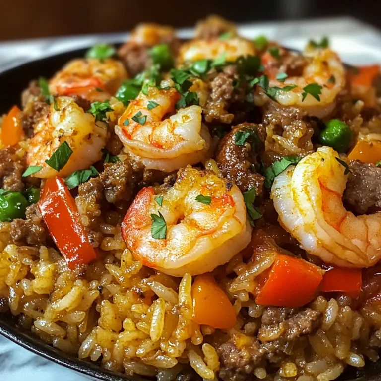 Shrimp Dirty Rice Skillet