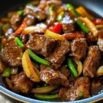 Sizzling Chinese Pepper Steak with Onions