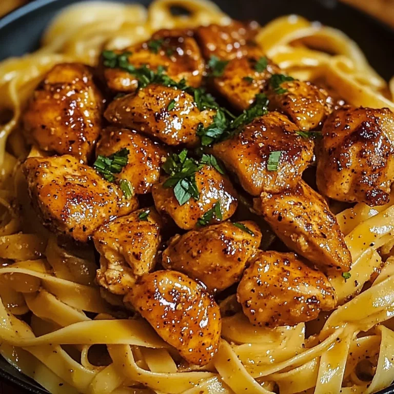 Spicy Cajun Honey Butter Chicken & Pasta
