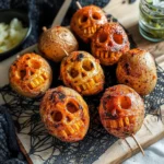 Spooky Halloween Skull Potatoes