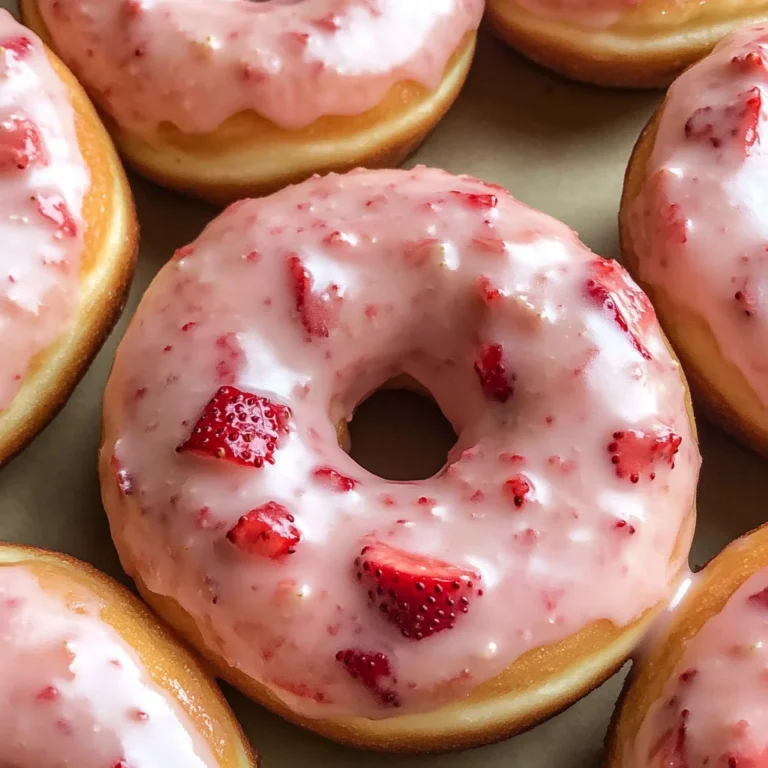 Strawberry Donuts