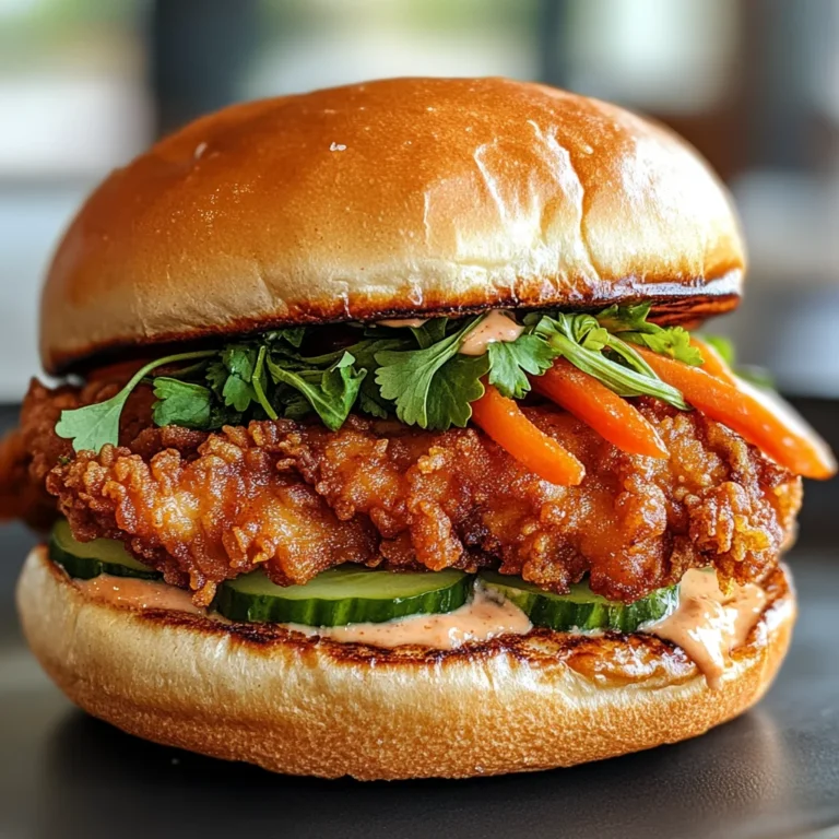 Thai Fried Chicken Sandwich