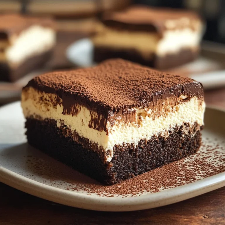 Tiramisu Brownies