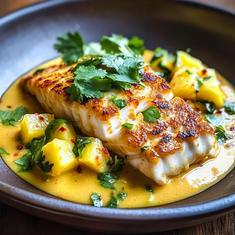 Tropical Grouper with Spicy Coconut Recipe