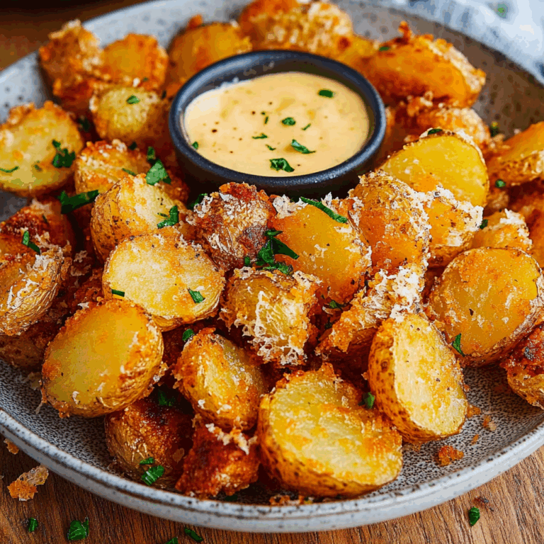 Crispy Crunchy Parmesan Potatoes