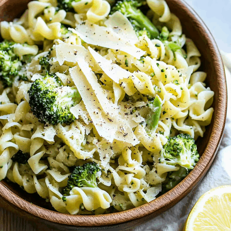 Light and Healthy Broccoli Pasta