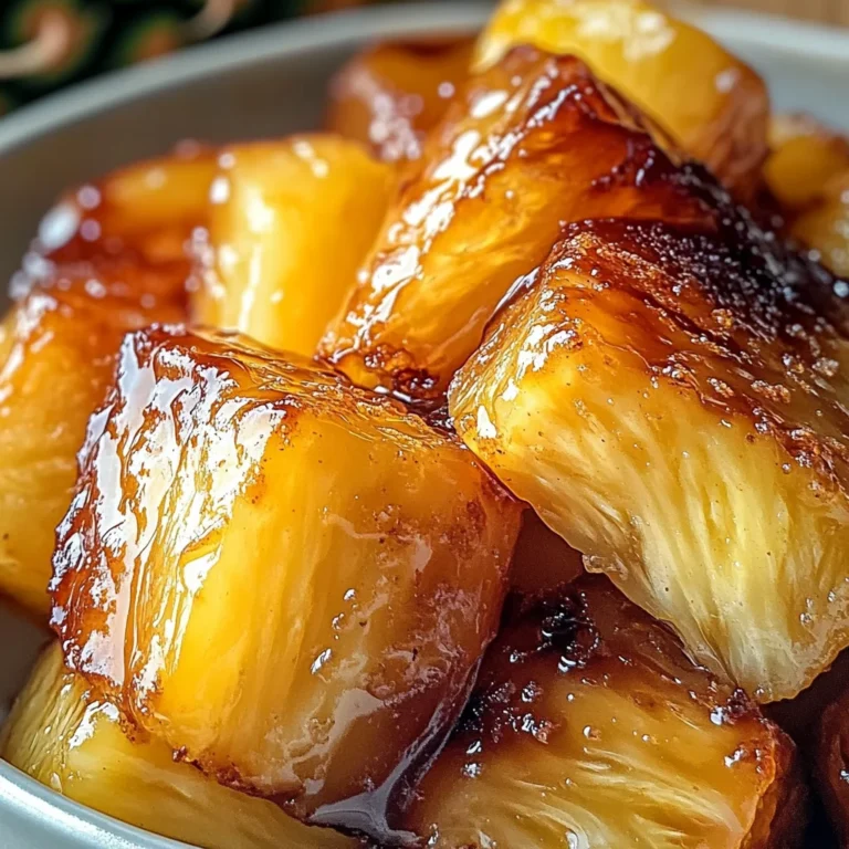 Air Fryer Caramelized Pineapple - Easy & Sweet Treat