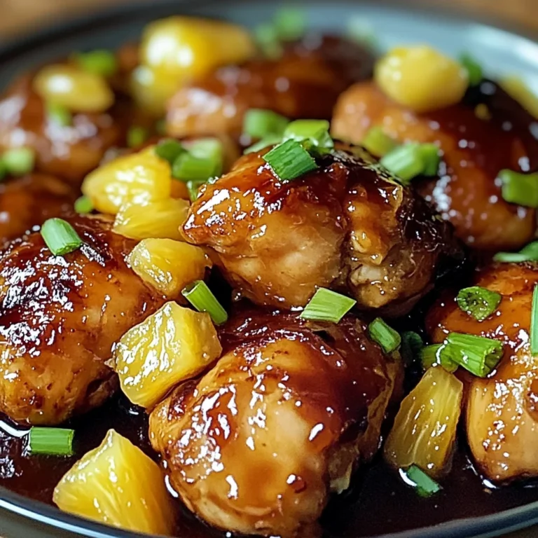 Brown Sugar Pineapple Chicken
