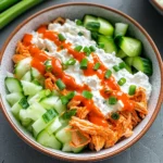 Buffalo Chicken Cottage Cheese Bowl Recipe