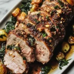 Garlic Herb Roasted Pork Tenderloin