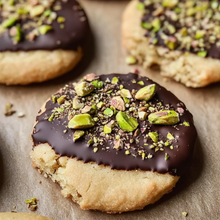Pistachio Shortbread Cookies