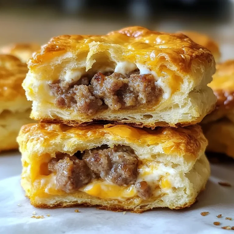 Sausage and Cream Cheese Biscuit Bites